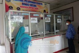 Bupati Lamteng sidak hari pertama masuk kerja