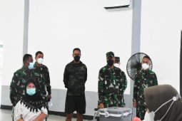 Korem 023/KS laksanakan vaksinasi bagi purnawirawan dan warakawuri