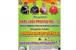 Sambut HUT ke-73, Dispora Sumut gelar senam kreasi dan funbike virtual