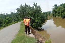 Brimob Aceh patroli SAR di lokasi rawan bencana