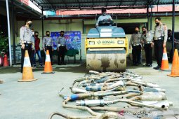 Satlantas Banjarmasin musnahkan 110 "barbuk" knalpot hasil operasi ketupat intan