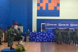 PT. BRI beri bantuan 21.300 paket sembako kepada prajurit TNI AD