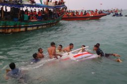 Tradisi larung kepala kerbau di Jepara tetap digelar namun sederhana