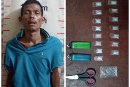 Polsek Salapian Langkat amankan Moker miliki sabu 3,20 gram