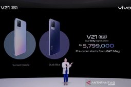 Vivo luncurkan V21 5G, ponsel dengan  teknologi Dual OIS Night Camera
