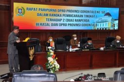 Pemprov Gorontalo terima dua ranperda usulan DPRD