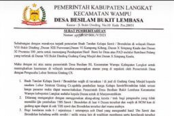 Kapolres Langkat akan pemeriksa Kades dan Kadus Besilam Bukit Lembasa