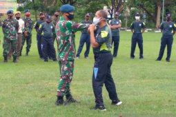 Tingkatkan kemampuan, prajurit Lanud MUS dibekali bela diri militer