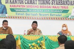 Bupati Sergai Sidak di Kantor Camat Sipispis dan Tebing Syahbandar