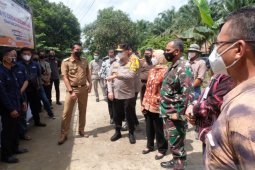 Pj Gubernur, Kapolda dan Danrem tinjau PSU Pilgub Jambi di Batanghari