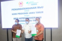 KONI Jatim-BPJS Ketenagakerjaan sepakati perlindungan atlet Puslatda