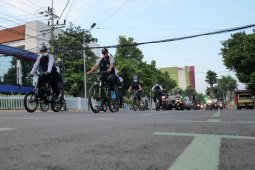 Gowes peringatan HUT RSUD Kota Madiun jadi momentum tingkatkan pelayanan