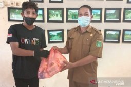 Club motor OWLMC Tanbu  salurkan bantuan korban Satui Kalsel