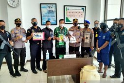 Tim Gabungan Babel ringkus kurir bawa sabu 1,1 kilogram