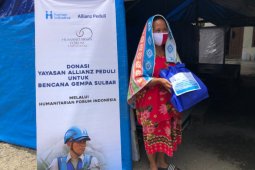 Human Initiative-Allianz salurkan bantuan di Majene-Mamuju