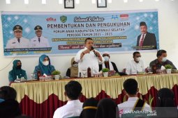 Forum anak Tapsel 2021 - 2023 telah dikukuhkan