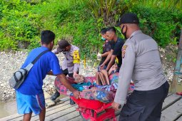 Sakit, warga pedalaman Aceh Timur dievakuasi pakai gerobak sorong