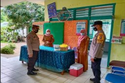 Kapolsek Dolok Merawan tinjau kedatang Vaksin Sinovac