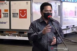 Erick berharap percepatan vaksinasi dorong ekonomi tumbuh 4 - 5 persen