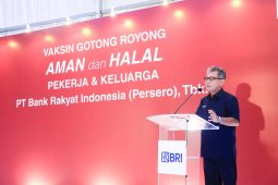 Terapkan people first, BRI gelar program vaksinasi Gotong Royong untuk karyawan dan keluarganya