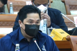 Erick ajukan anggaran Kementerian BUMN 2022 Rp208 miliar