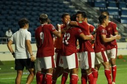 Gol Kadek dan Evan bawa Indonesia imbangi Thailand 2-2