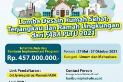 PLN adakan Lomba Desain Rumah Sehat dan Ramah Lingkungan