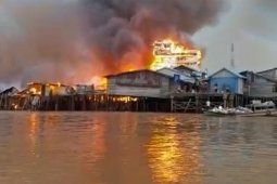 Kebakaran hebat di Mendahara Tengah hanguskan 111 rumah warga
