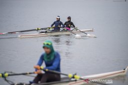 Latihan Dayung Rowing jelang Olimpiade Tokyo