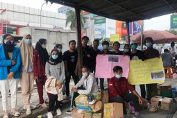 Mahasiswa Jambi galang dana bantu  korban kebakaran