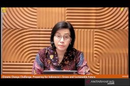 Sri Mulyani sebut dampak perubahan iklim sama dahsyat dengan COVID-19