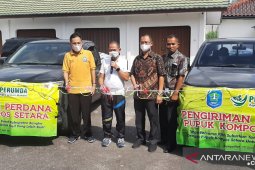 Perumda Agro Lestari Mandiri Bangka produksi pupuk organik