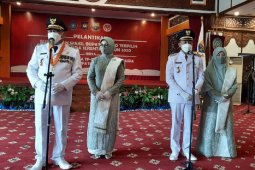 Duet Mashuri-Apri resmi dilantik pimpin Bungo untuk periode kedua