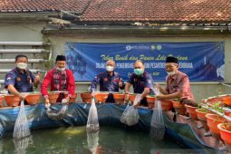 BI Bali dukung budidaya lele dan usaha roti oleh pesantren di Jembrana