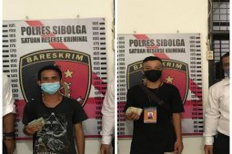 Polres Sibolga amankan dua juru parkir liar