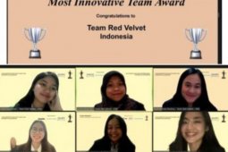 Tim red velvet FEB Universitas Indonesia raih "The Best Innovative Team"