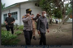 Kapolres Tebing Tinggi tinjau vaksinasi massal di Kecamatan Tebing Tinggi Serdang Bedagai