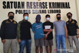 Polres Rejang Lebong amankan dua pelaku curanmor asal Lubuklinggau
