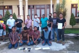 Diduga pungli, Polisi tangkap tujuh juru parkir di Langsa