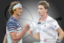 Rublev hadapi Umbert  pada final turnamen Halle