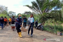 Bupati dan wabup berbaur masyarakat Desa Batu Mulya perbaiki jalan