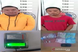 Polres Bangka Selatan tangkap dua pelaku narkotika di Desa Sadai
