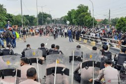 Massa Rizieq Shihab mulai tinggalkan kawasan flyover Pondok Kopi