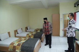Tiga ribu kamar di asrama haji di Indonesia siap untuk ruang isolasi