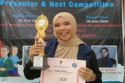 Usung bendera Unja, Dara Sonia juarai "Presenter & Host Competition"