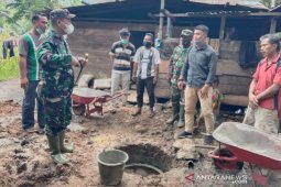 Dansatgas TMMD monitoring program pembangunan di Desa Huta Tonga