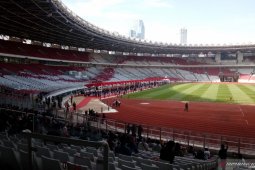 Warga DKI antre vaksinasi massal  di GBK
