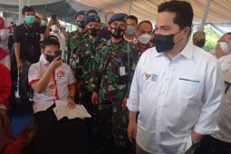 Erick Thohir: Sentra vaksinasi  BUMN telah vaksin 1,6 juta orang