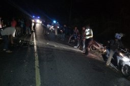 Seorang warga tewas tertabrak di Jalan Lintas Sumatera Bungo