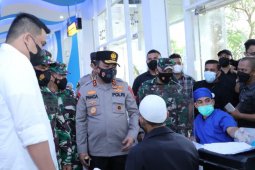 Polda Sumut telah  memvaksinasi 71.428 orang